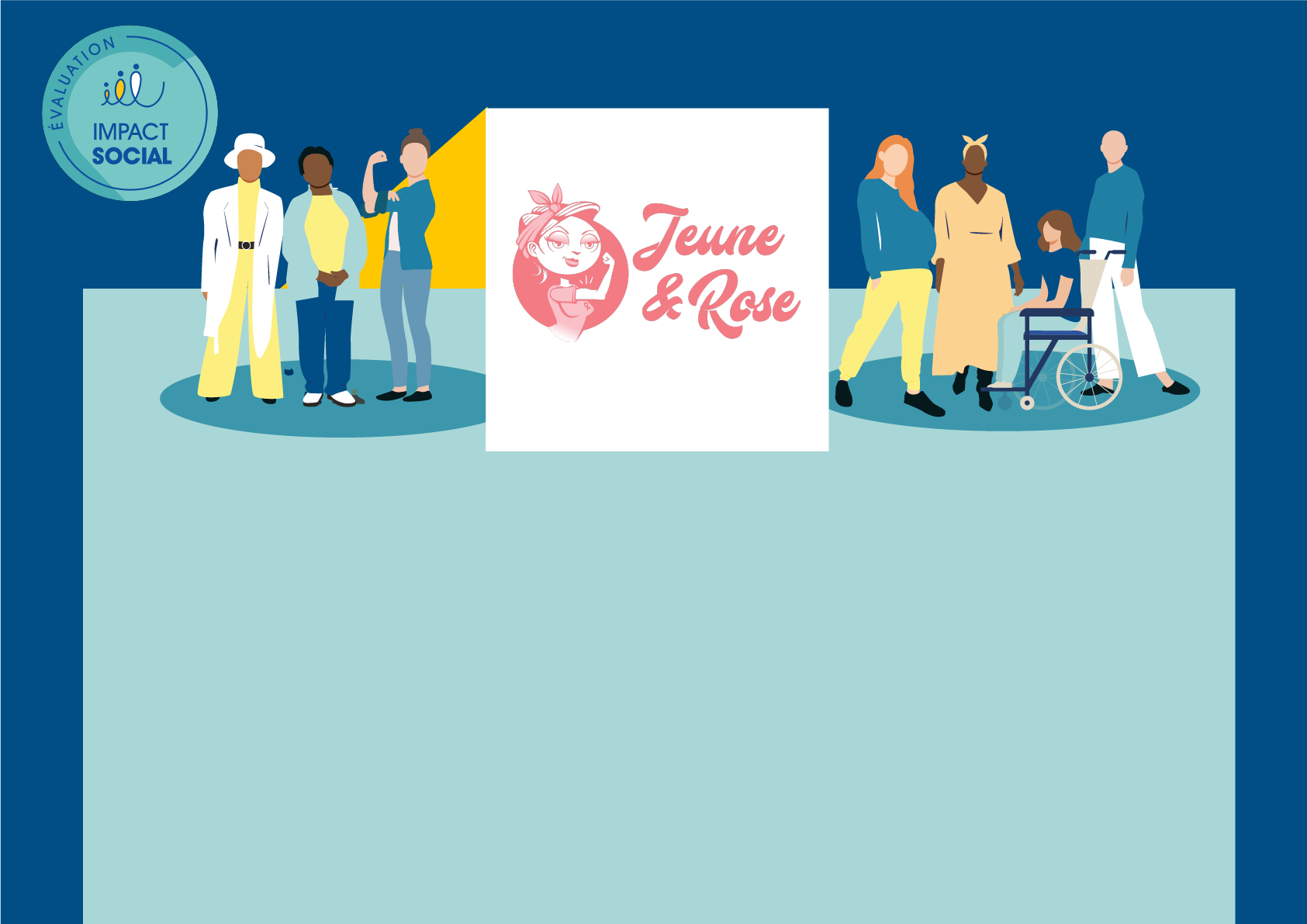 Infographie de l&rsquo;évaluation d&rsquo;impact social de Jeune &#038; Rose