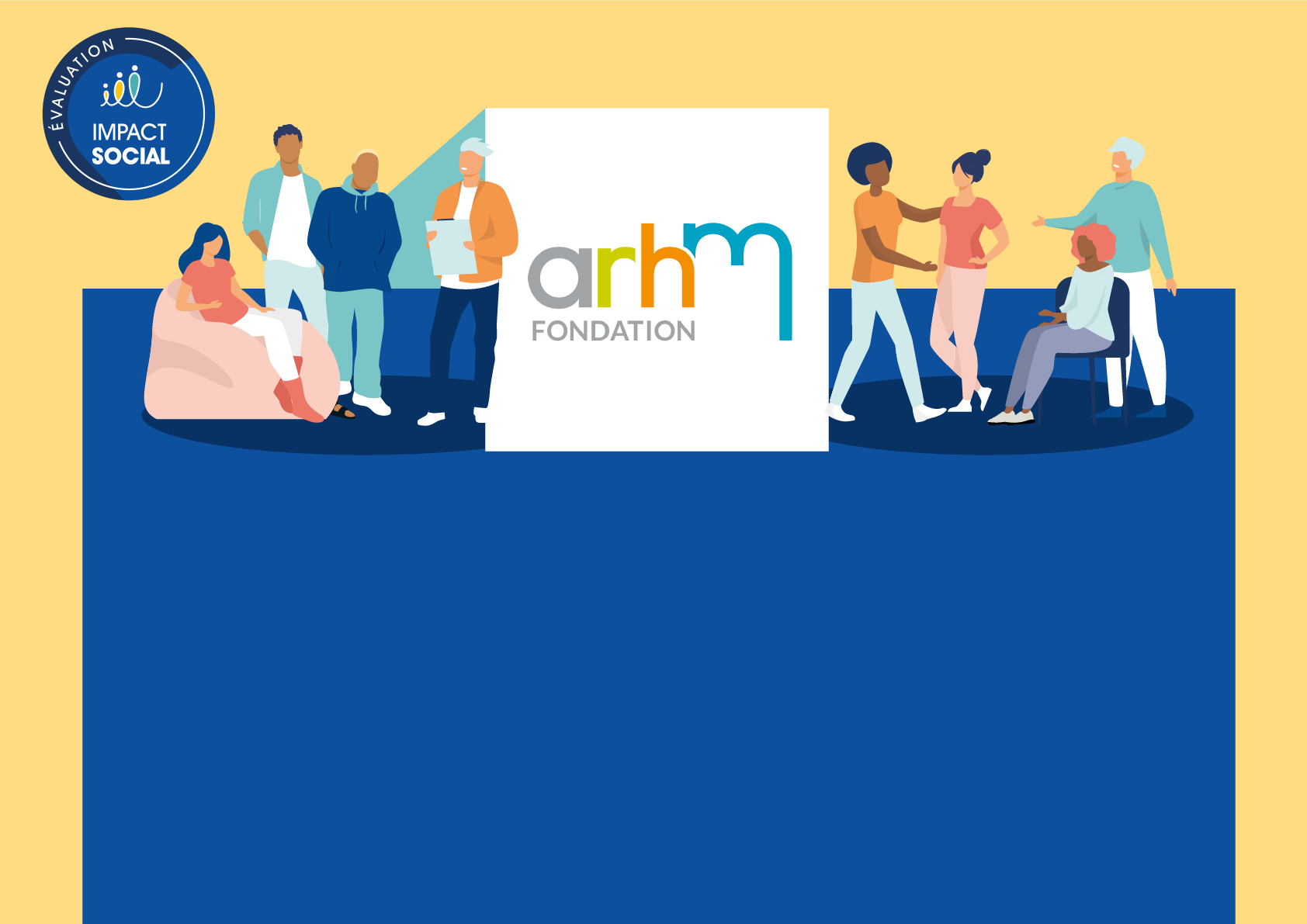 Infographie de l&rsquo;évaluation d&rsquo;impact social de la Fondation ARHM