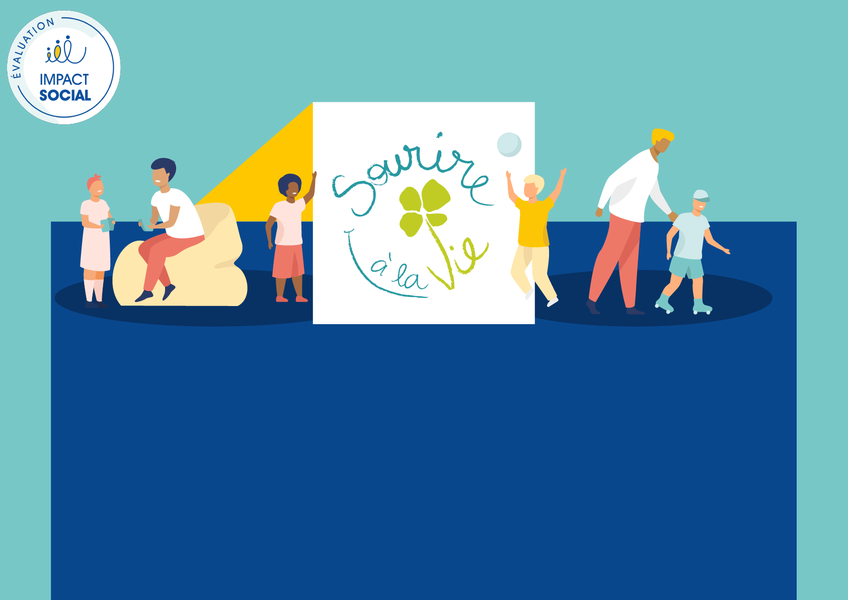 Infographie de l&rsquo;évaluation d&rsquo;impact social de Sourire à la Vie