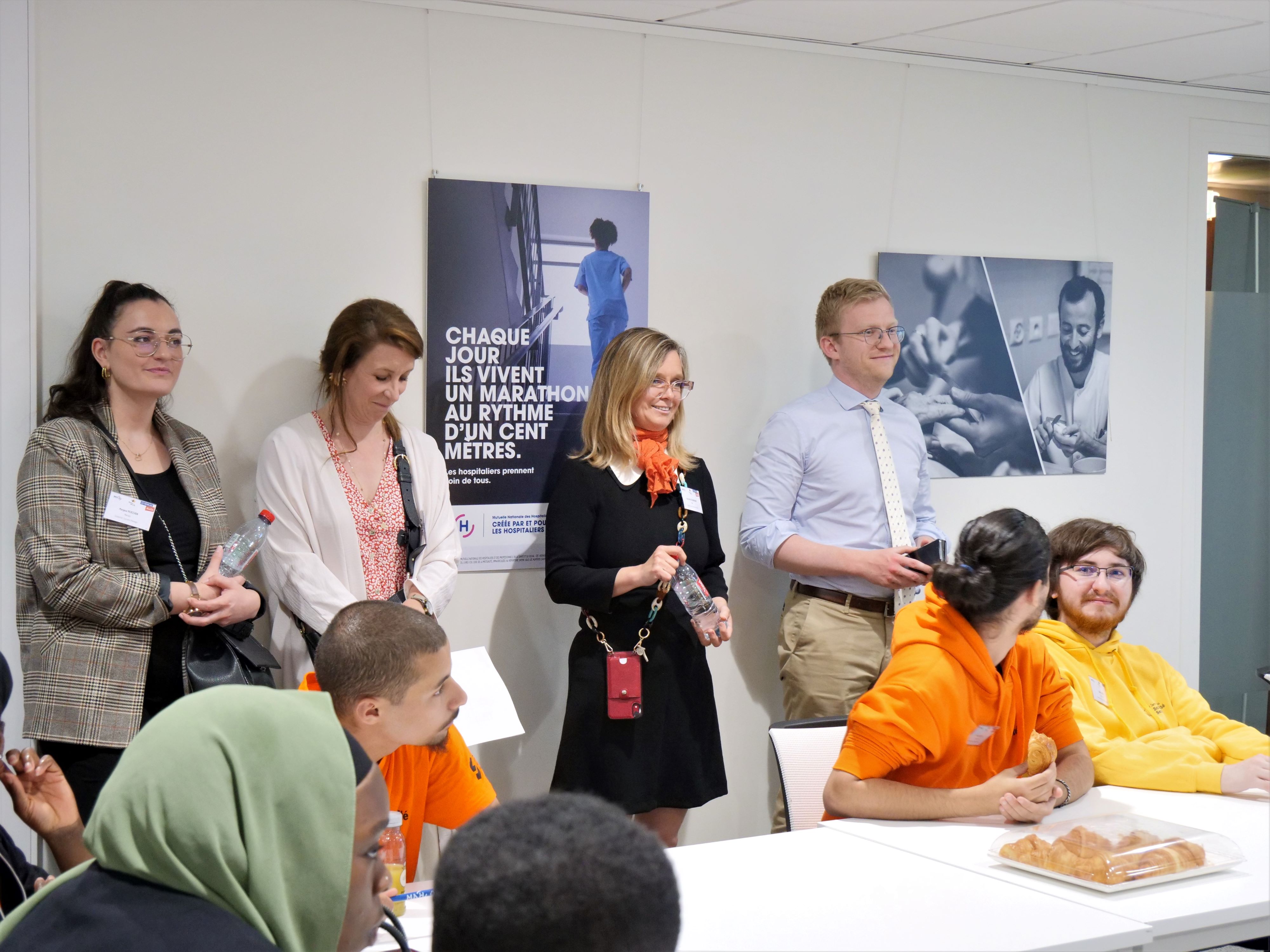 Tremplins Unis-Cité : <br> des collaborateurs de la MNH mobilisés pour coacher des jeunes en Service Civique